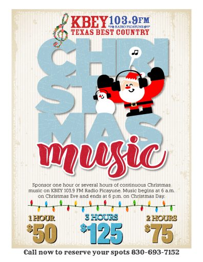 KBEY Christmas Music 2019