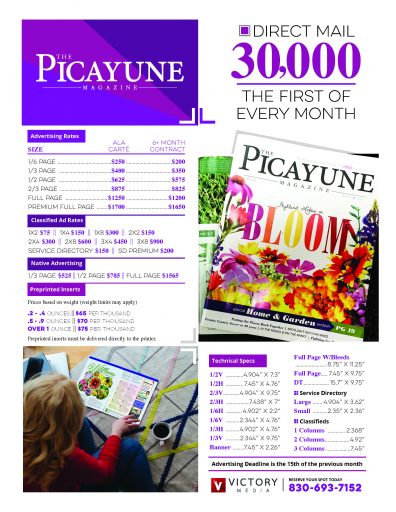 PICAYUNE MAG PriceSheet 4.4.19